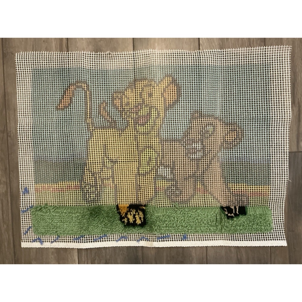 The Lion King Latch Hook Canvas ONLY Simba & Nala **